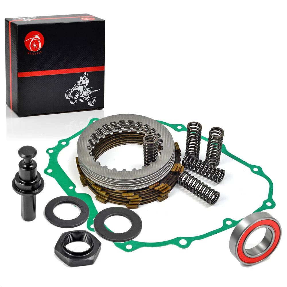 Clutch Friction Plates Kit with Springs & Gasket for Honda 400EX TRX400EX (1999–2014)