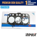 3TNV80 Cylinder Head Gasket for Yanmar 3TNV80F-SNHB (Thermo King TK380)
