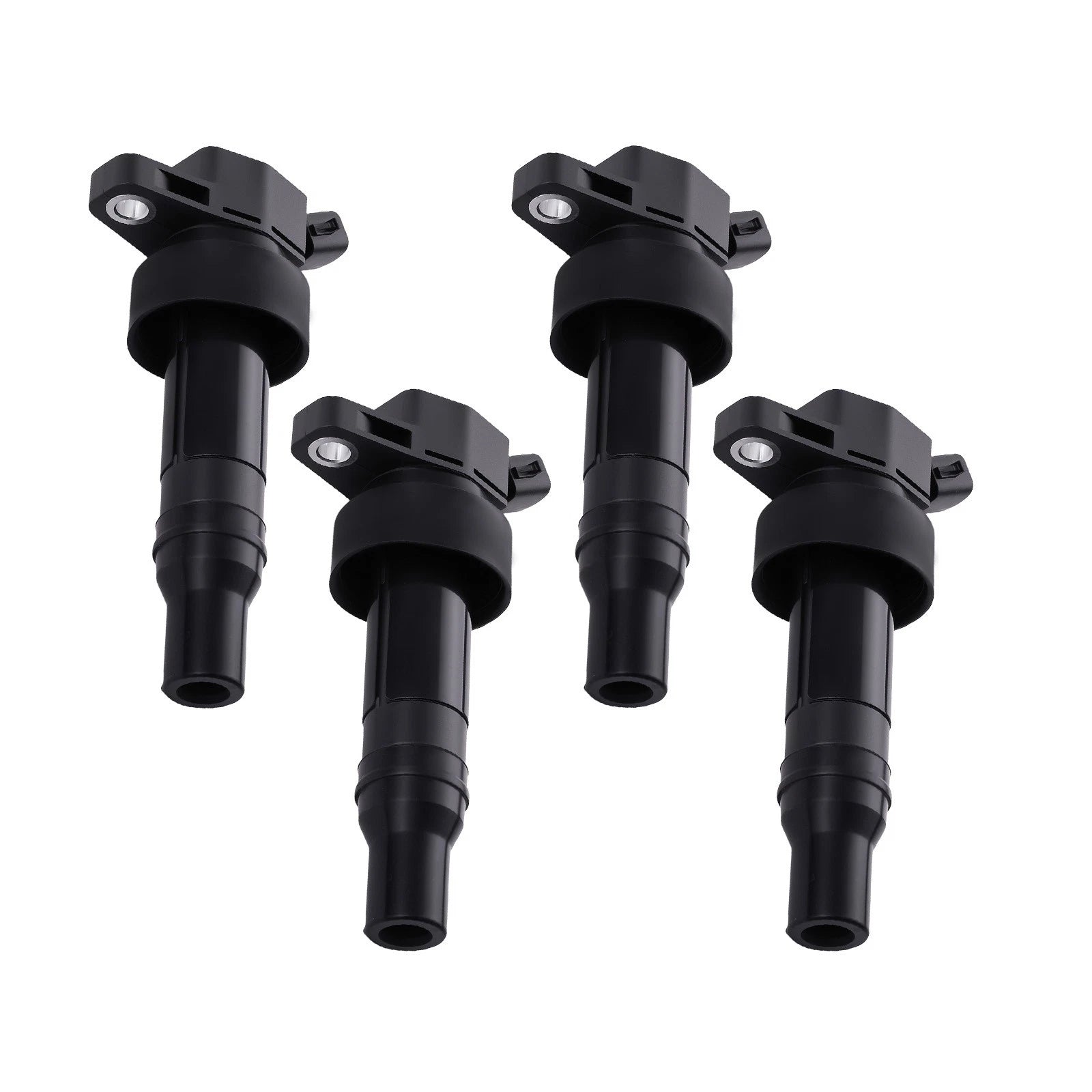 4X Ignition Coil Set for Kia Rio/Soul Hyundai Accent (2012–2020) C1803 Black