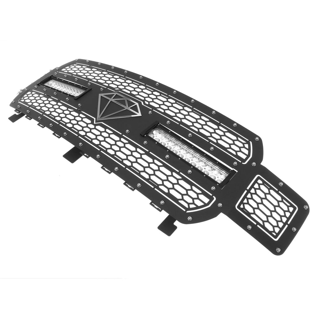 Upper Stainless Black Grille Insert for Ford F-150 (2018–2020)