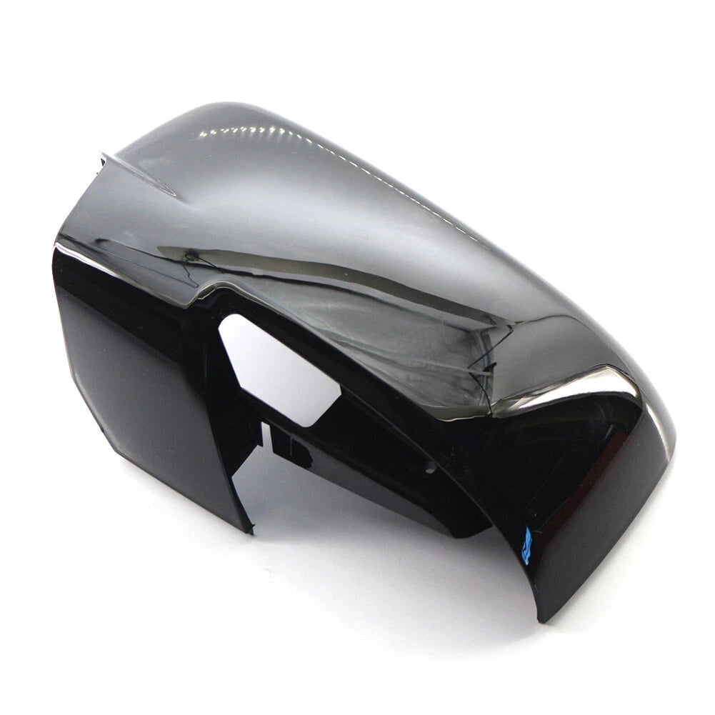 Left Black Mirror Covers with Turn Signal Cutout for Dodge Ram 1500 (2013–2018)