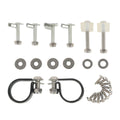 Lower Vented Fairing Mounting Hardware Clamps Kit for Harley Electra Glide (1983–2013)