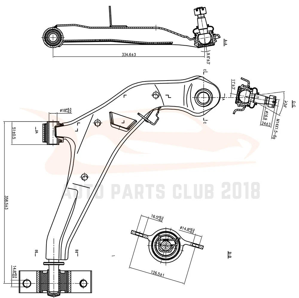Set of 8 Front Lower Control Arms Sway Bars Tie Rods for Nissan Maxima (2000-2003)