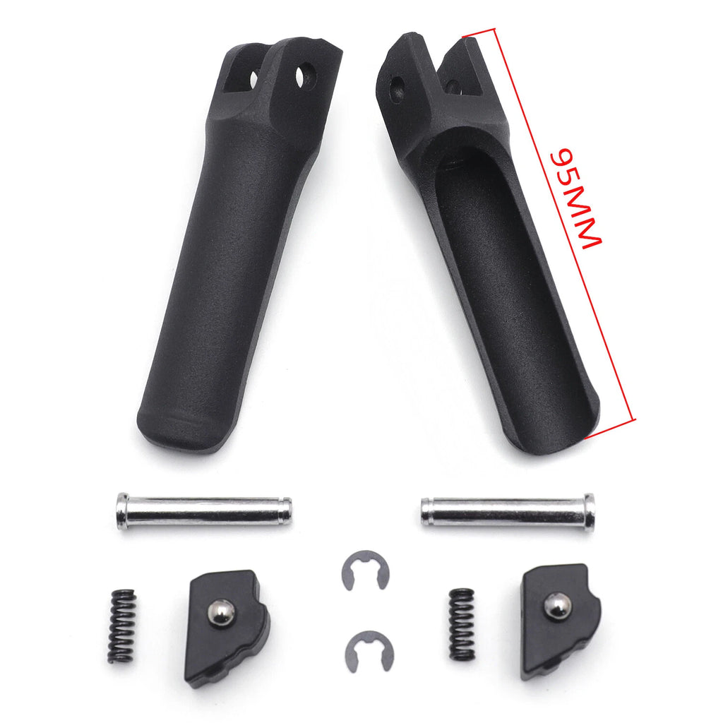 Matte Black Rear Passenger FootPeg Rest for Ducati Panigale V4/S (2018–2020)