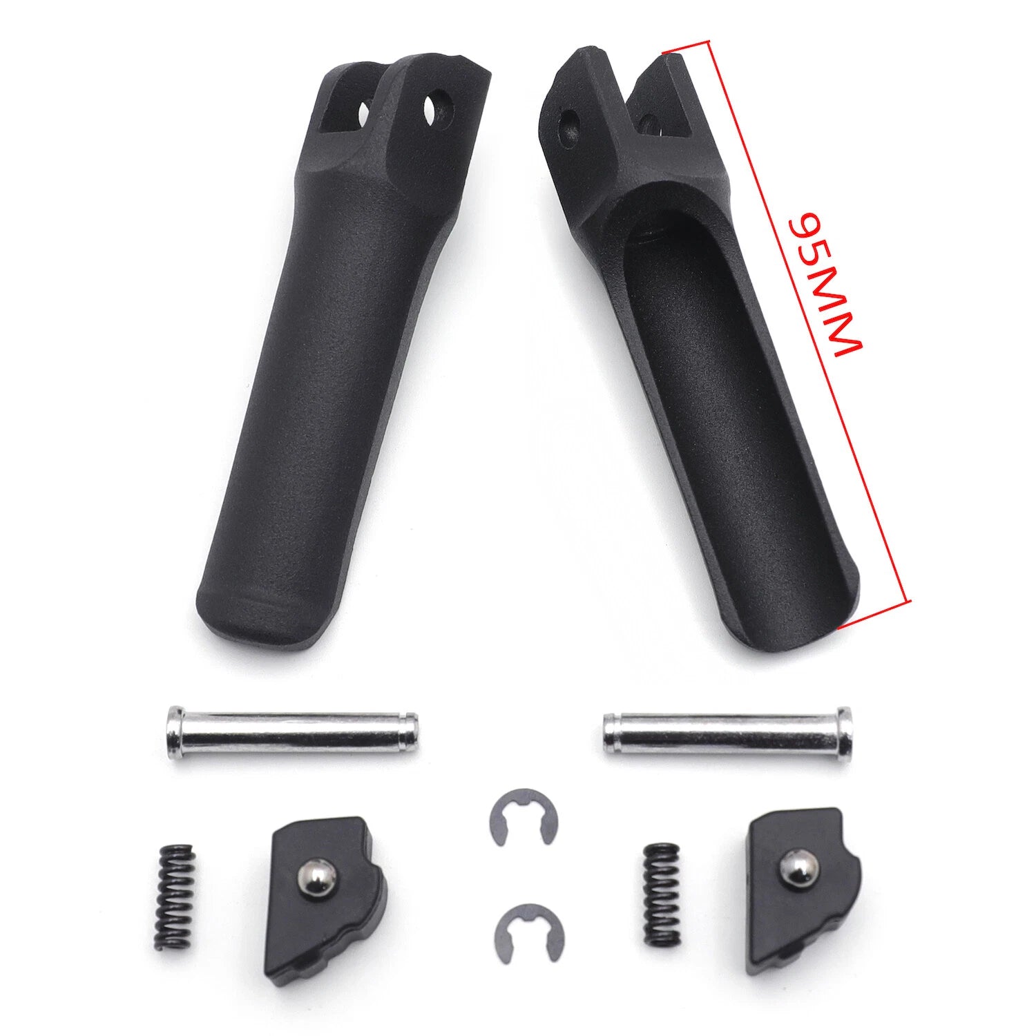 Matte Black Rear Passenger FootPeg Rest for Ducati Panigale V4/S (2018–2020)