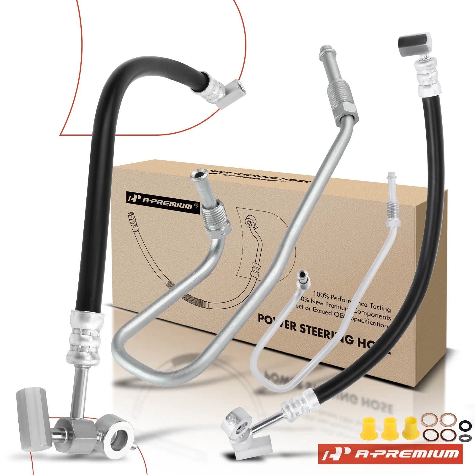 3X Power Steering Pressure Line Hose Assembly for Sentra (2000–2002)
