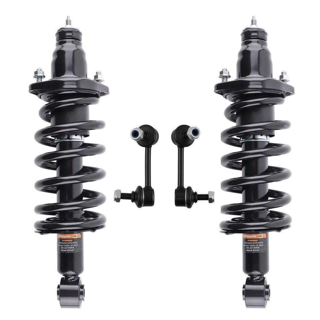 Set of 4 Rear Struts with Coil Springs for Honda CR-V (2002–2006)