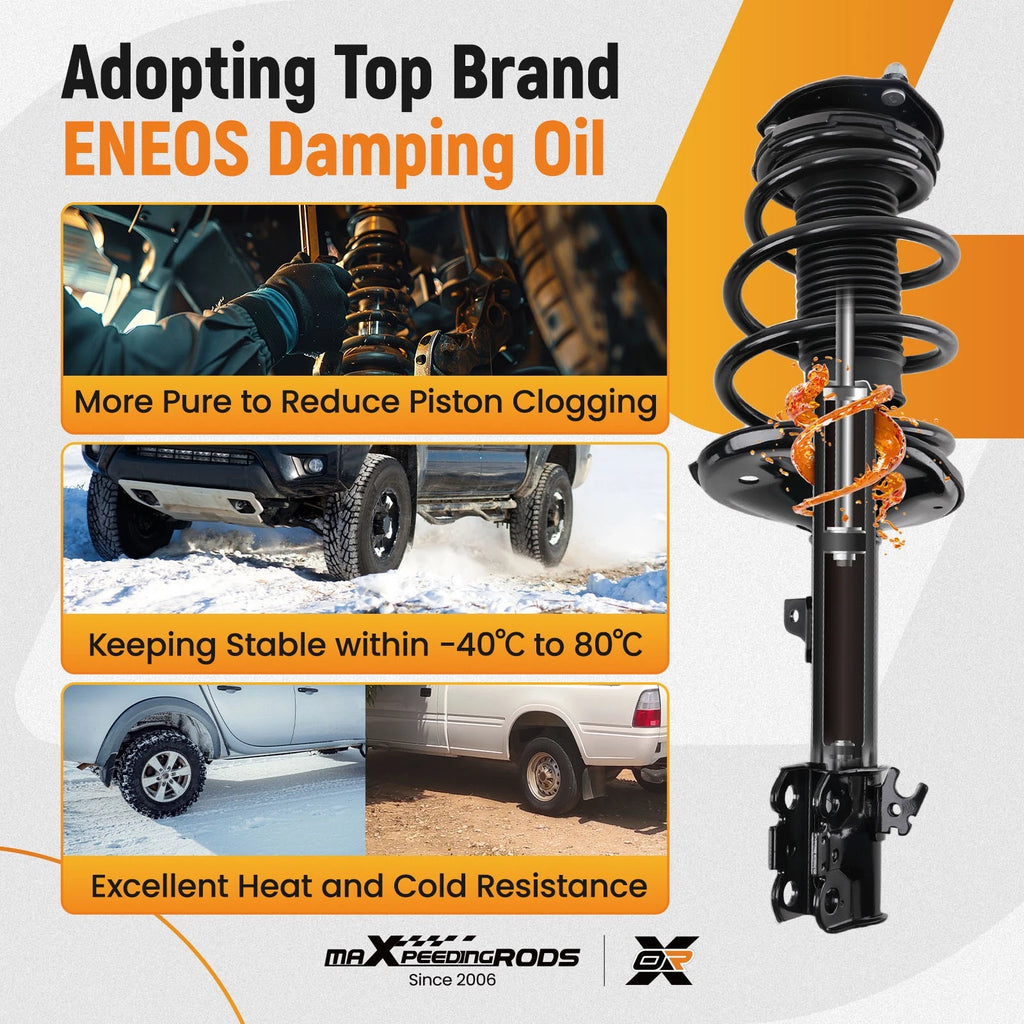 Complete Shocks Struts Coil Spring for Lexus RX300 (1999–2003) FWD