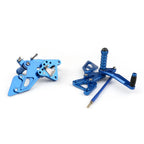 Rearsets Footpegs Footrest Set of 2 Blue for Yamaha YZF R25 R3 (2014–2016) #3