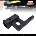 Tow Adapter Extension for Trailer Hitch Receiver (1-1/4" to 2")