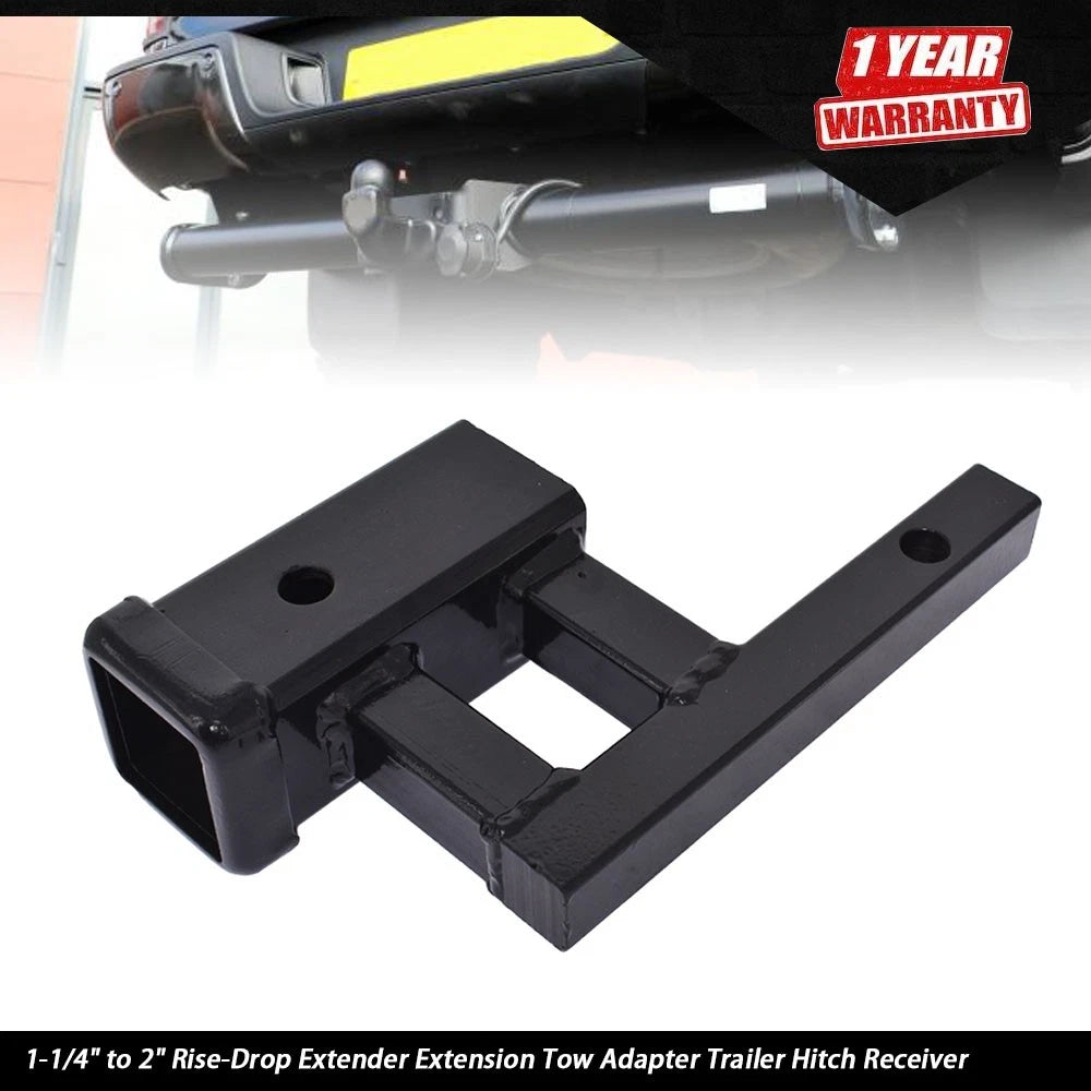 Tow Adapter Extension for Trailer Hitch Receiver (1-1/4" to 2")