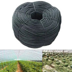 Weatherproof Black Polyethylene Rope for Boating and Climbing