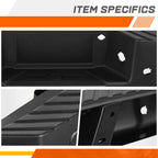 Rear Step Pad Bumper for Ford F-150 (2009–2014) w/Sensor Holes & License Plate Lights