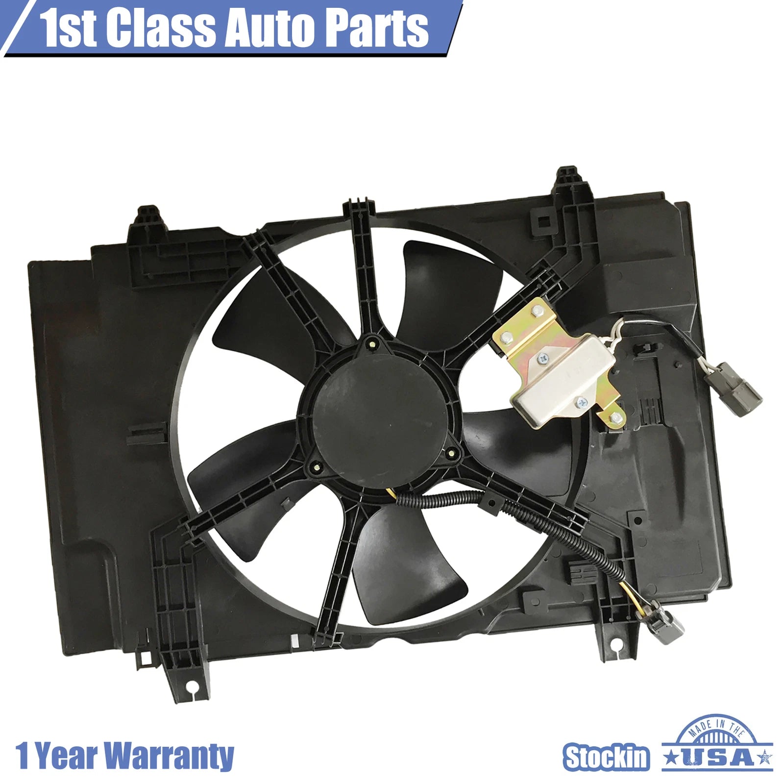 Front Radiator Cooling Fan Assembly for Nissan Versa (2007–2012)