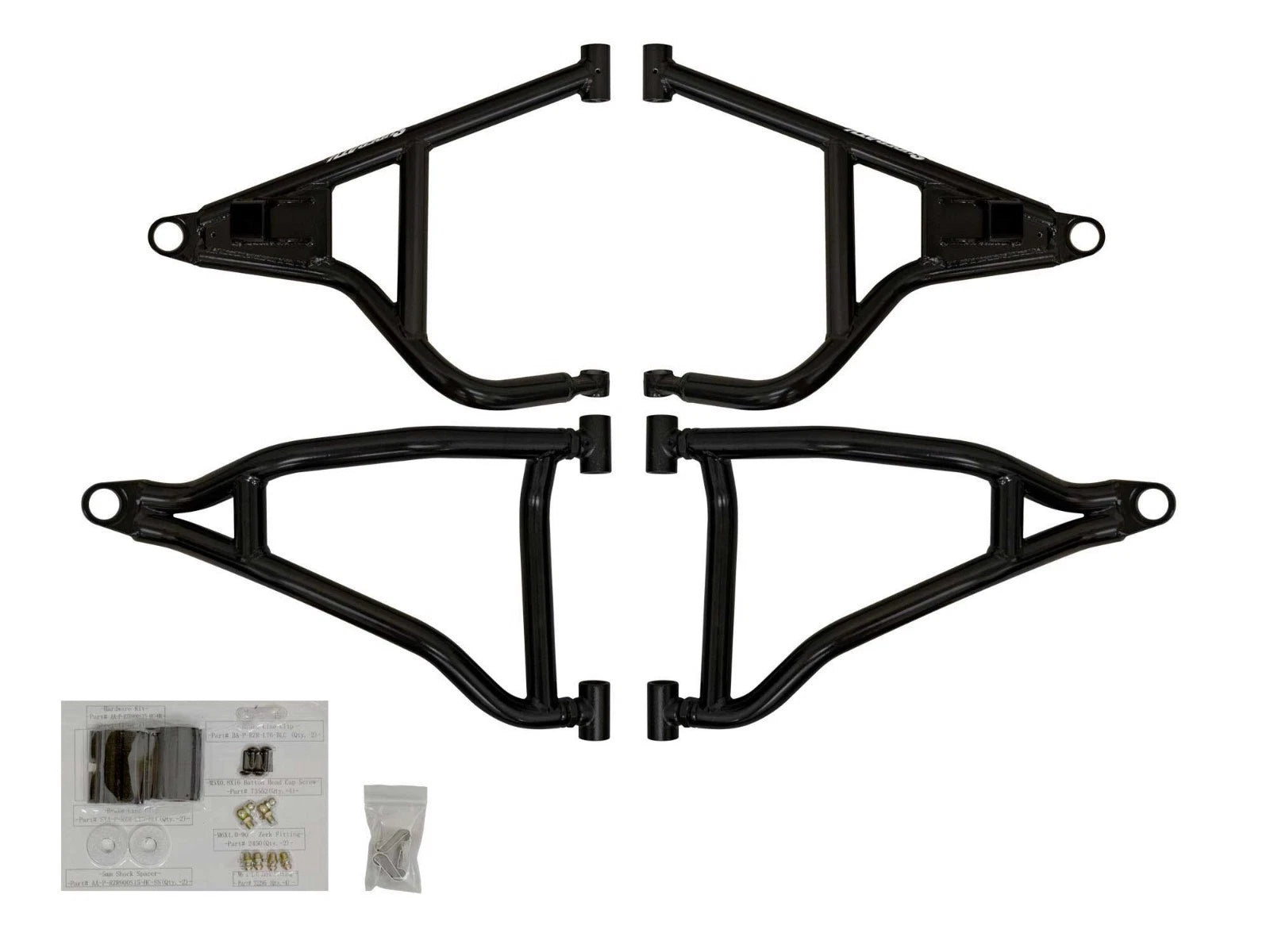 High Clearance 1.5" Offset A-Arms for Polaris General 1000 (2017–2023) - Orange