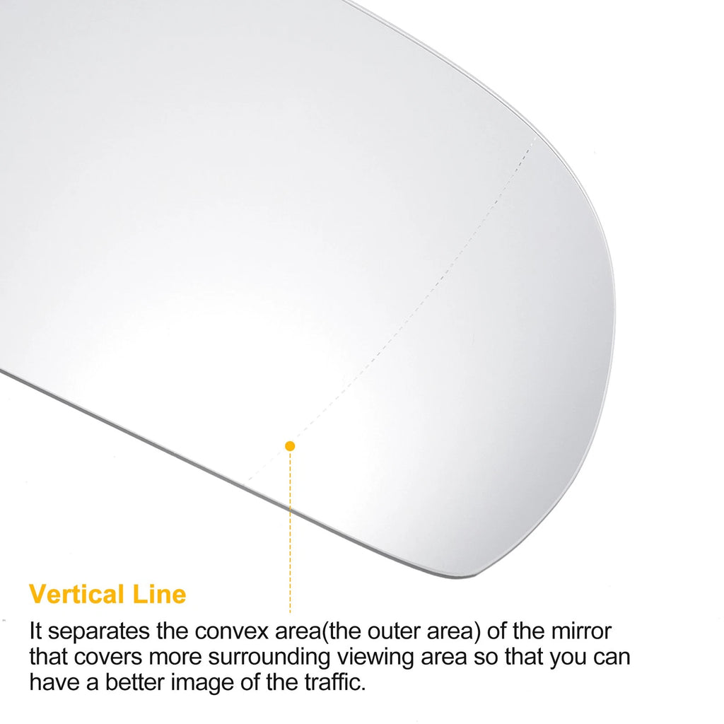 Right Side Heated Mirror Glass for Audi Q3 (2011–2018)