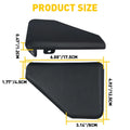 Left Driver Running Board Rear End Cap for Ford F150 (2015–2022) Black