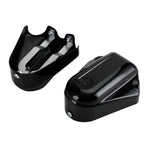 Bar Shield Rear Axle Covers for Harley Softail FLS FLSTN (2008–2017) Black