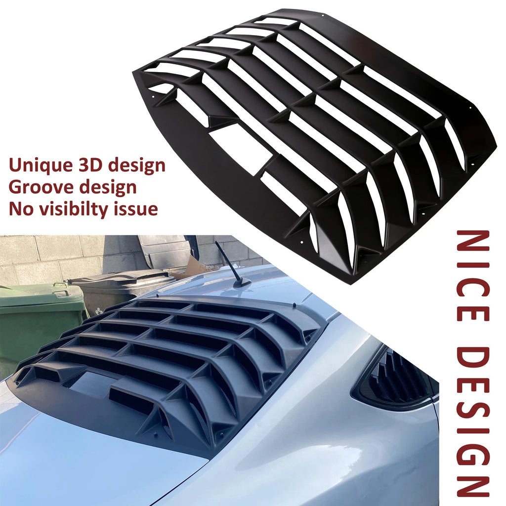 Rear Window Louver Sun Shade for Toyota 86, Scion FR-S, Subaru BRZ (2013–2020)
