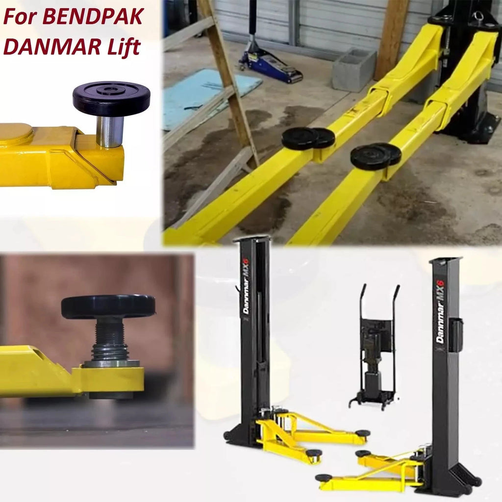 Set of 4 Round Rubber Arm Pads for Bendpak Lift (Fits Various Models)