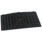 Floor Pad Heel Foot Mat Pedal Patch Cover Black PVC Waterproof for Car