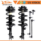 Set of 6 Front Struts Tie Rod Sway Bar Link for Hyundai Santa Fe (2001–2006)