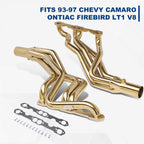 Stainless Steel 304 Gold Exhaust Header for Camaro Firebird LT1 V8 (1993–1997)