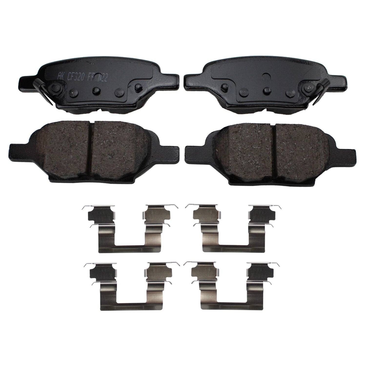 Rear ProAct Disc Brake Pads for Chevy Malibu HHR Pontiac G6 Saturn Sky (2004–2009)