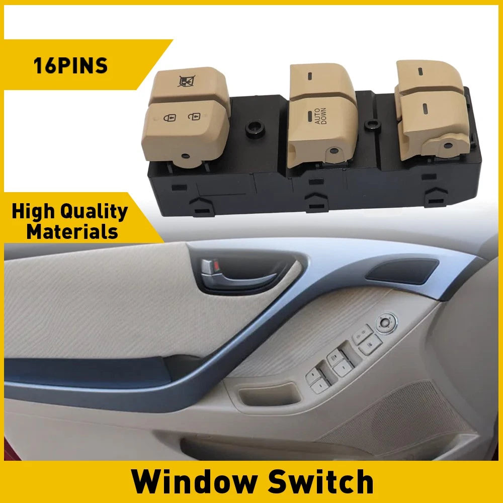 Power Window Switch for Hyundai Elantra (2011–2015)