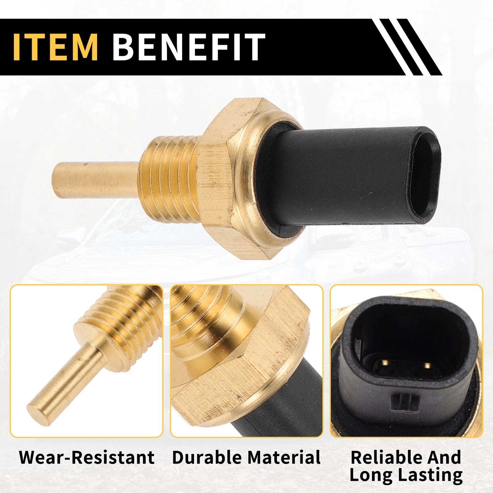 Coolant Temperature Sensor for Chevrolet Express 2500 (2018–2022) No. 25186240