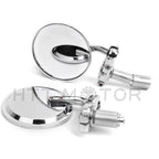 1" Bar End Mirrors for Aprilia Vespa Kymco Piaggio Agusta KTM BMW (Chrome)