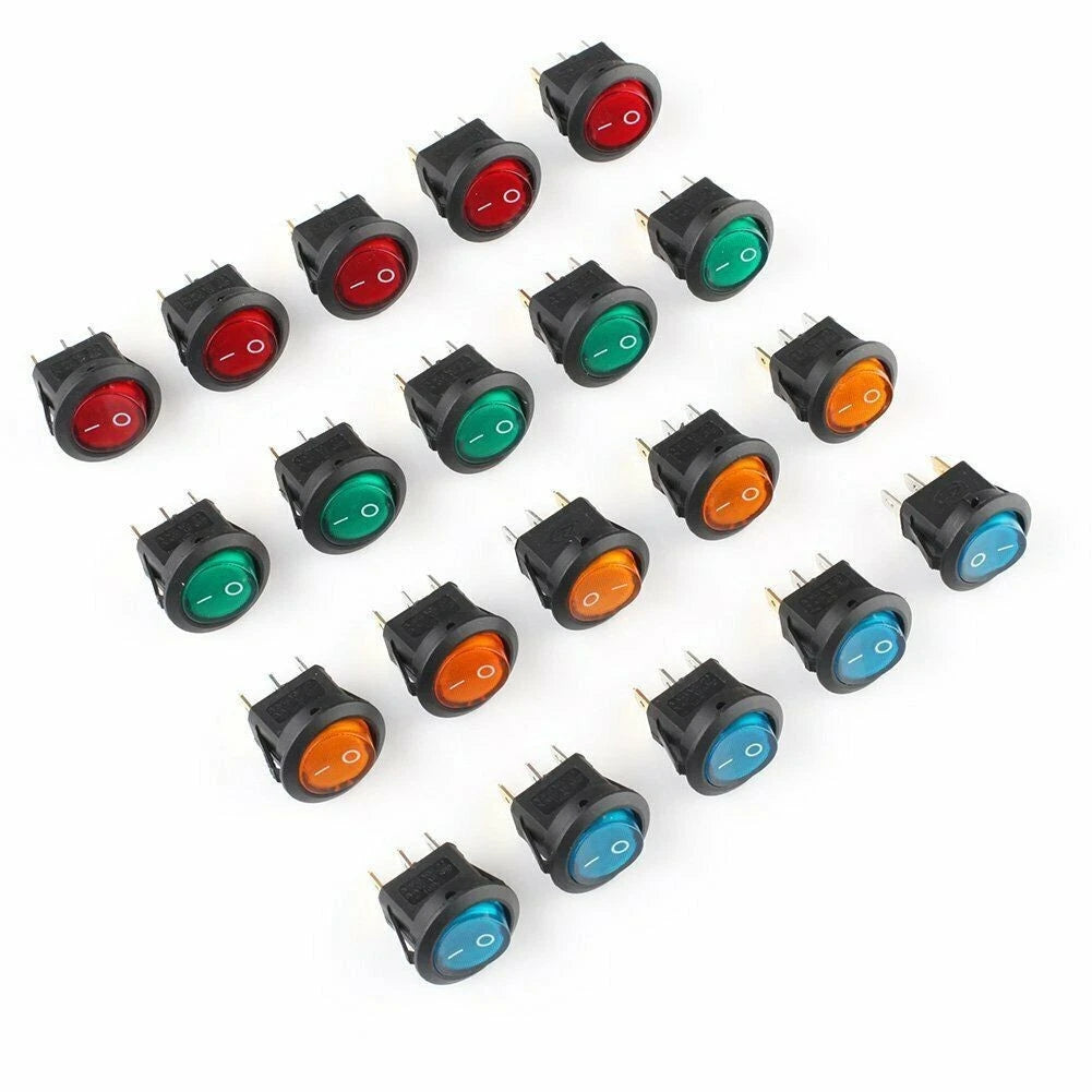 Rocker Switch for Boat Dash (Illuminated)
