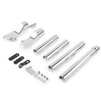Rear Swingarm Tube Covers for Harley Davidson Softail (2000–2007) Chrome