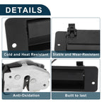Tailgate Handle Bezel for Ford E150 E250 E350 E450 (Black)