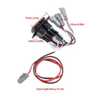 Trim Tab Double Rocker Switch Kit for Single Actuator Systems