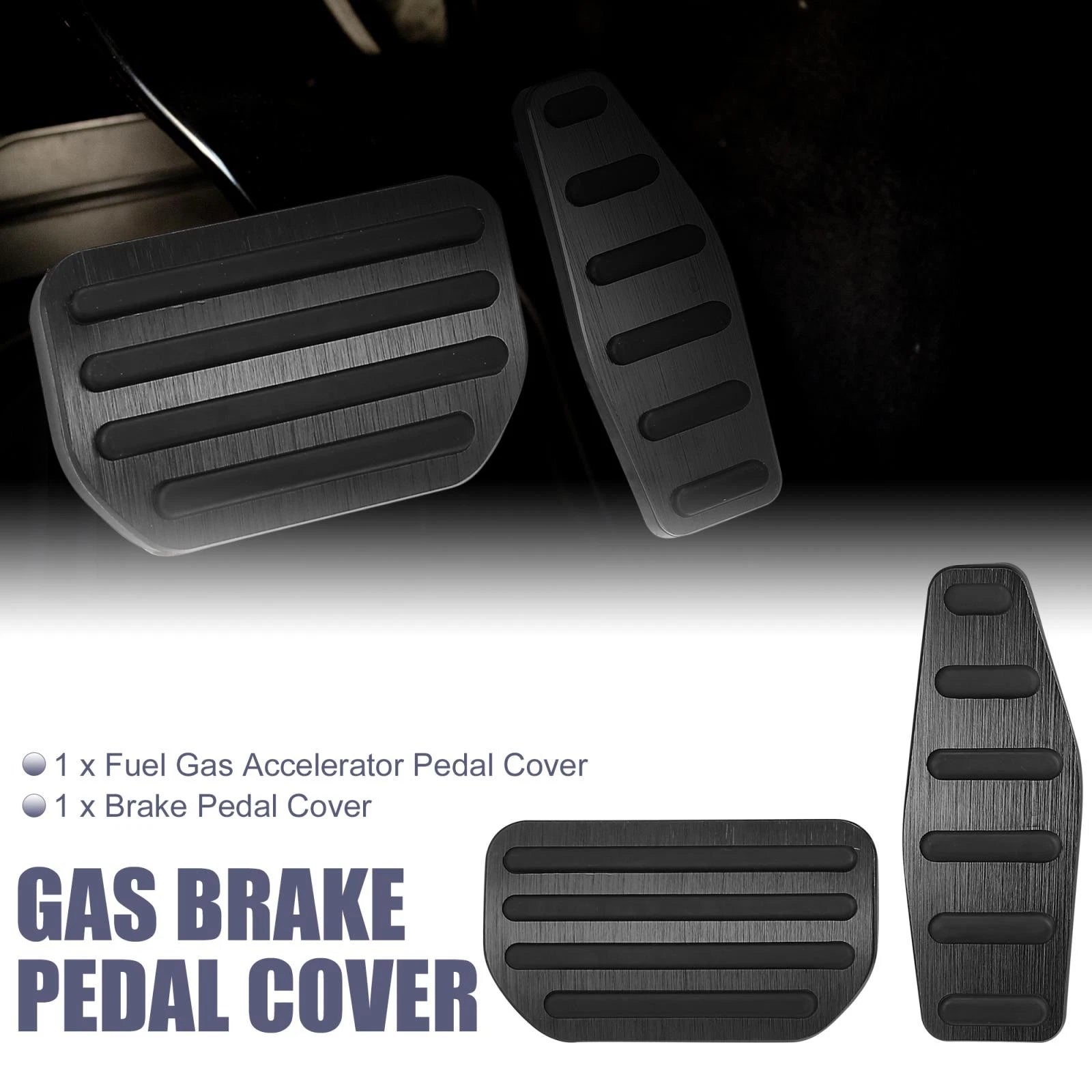 Brake Pedal Pad & Gas Accelerator Cover Kit for Suzuki Jimny (2018–2023)