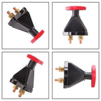 DC Battery Isolator Switch for Cars Trucks Boats (145x95x94mm) Black Red