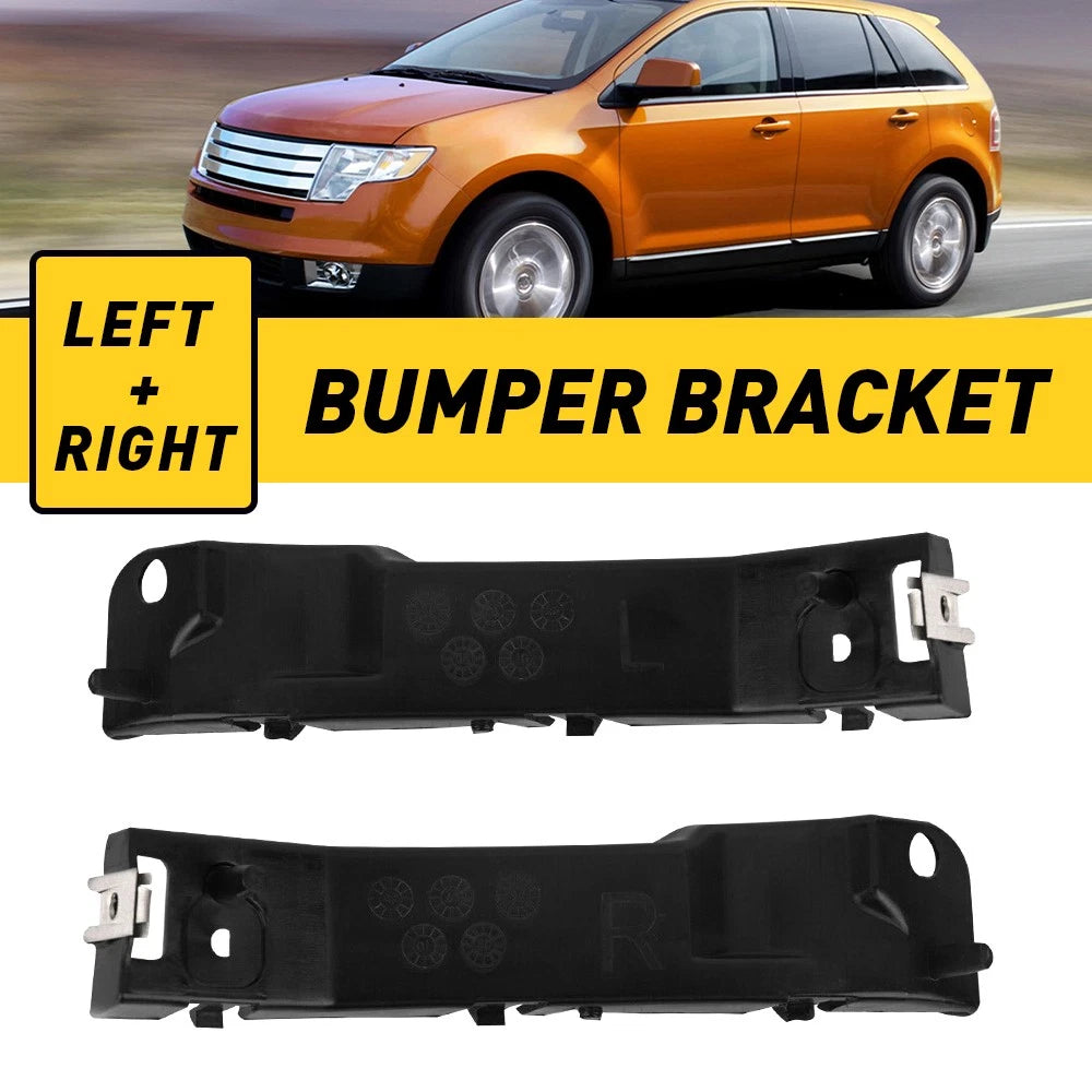 Set of 2 Front Bumper Brackets for Ford Edge (2007–2010) LH+RH