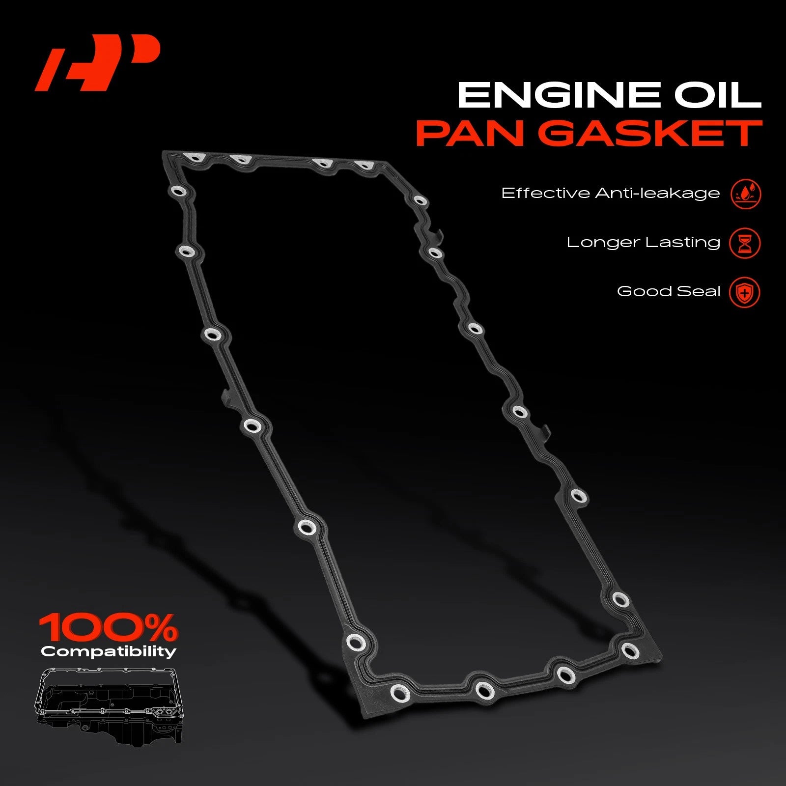 Engine Oil Pan Gasket for Ford F-150, F-250 Super Duty (2010–2014)