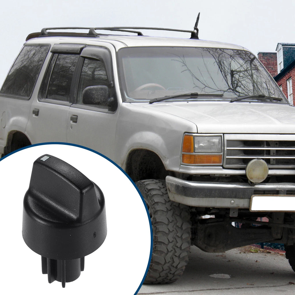 Air Conditioner Switch Knob for Ford E150 E250 (1993–1996) Plastic Black