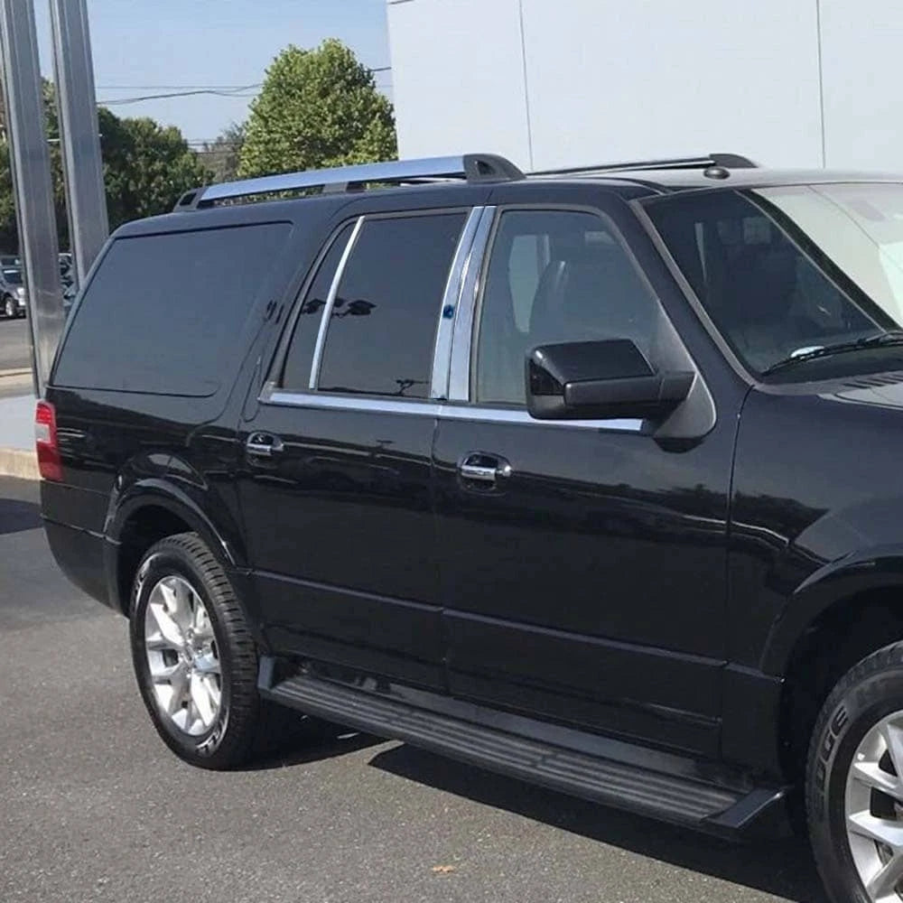 6Pc Chrome Pillar Post Covers for Ford Expedition (1997–2016)