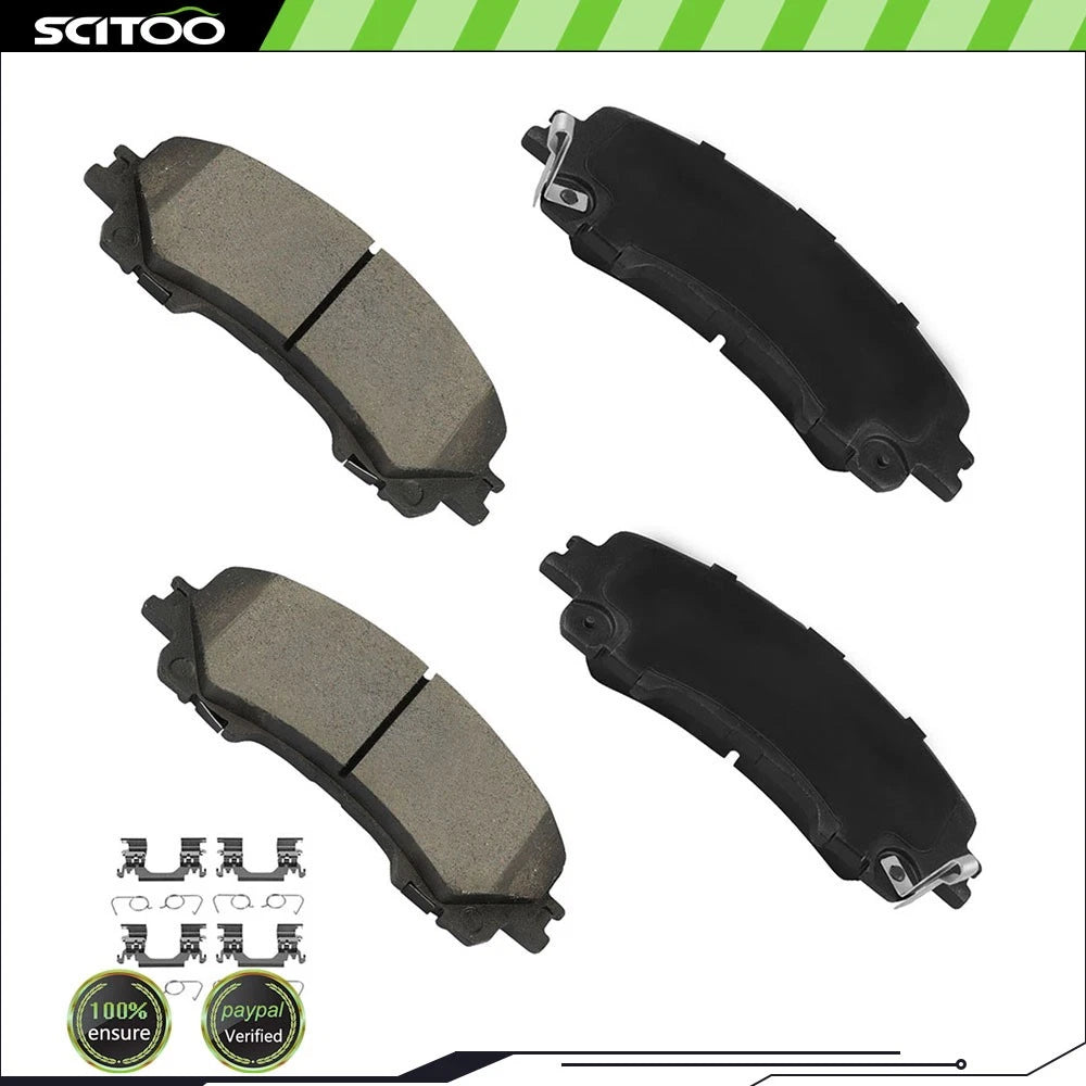Set of 4 Front Ceramic Brake Pads for Infiniti QX50 (2016–2017)