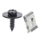 Set of 20 Fender Liner Splash Shield Bumper Cover Screws U Nuts for BMW Mini (2001–2023)