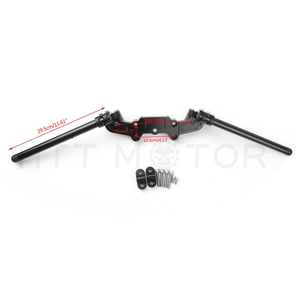 Handlebar Clip On Upper Triple Clamp for Kawasaki Z900 (2017) Black