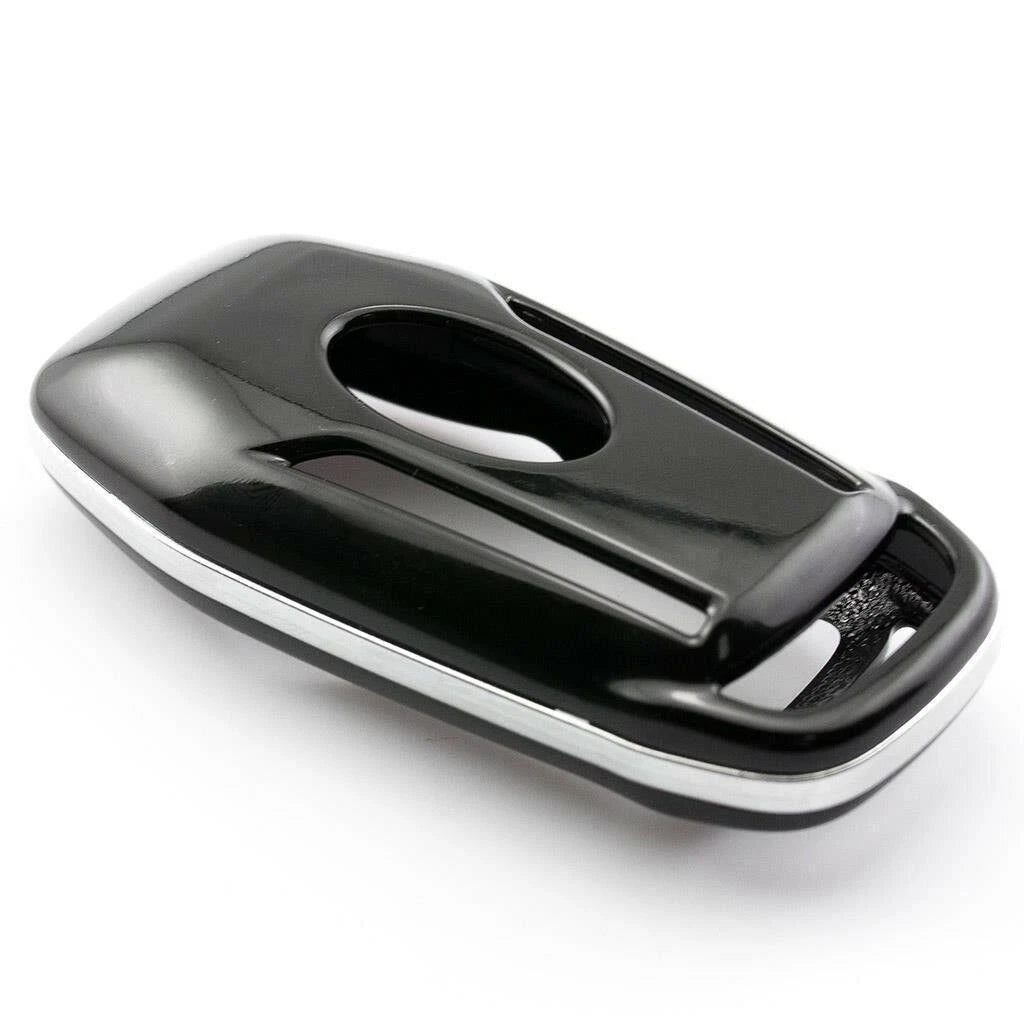 Glossy Black Smart Remote Key Fob Shell Cover for Ford Lincoln (2015-2019)