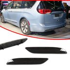 Set of 2 Smoke Rear Bumper Reflectors for Chrysler Pacifica & Voyager