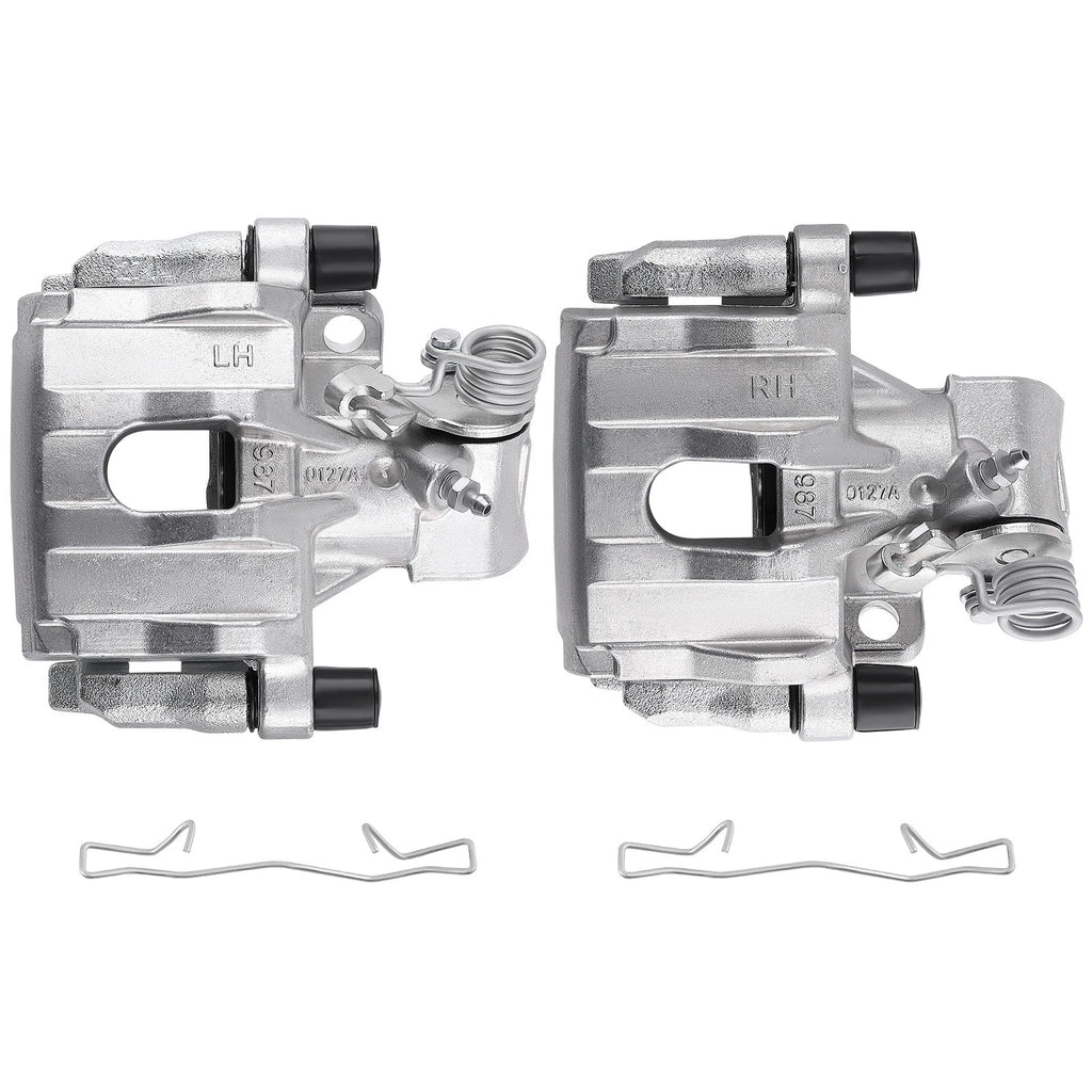 2X Rear Disc Brake Caliper w/Bracket for Ford EcoSport (2018–2022)