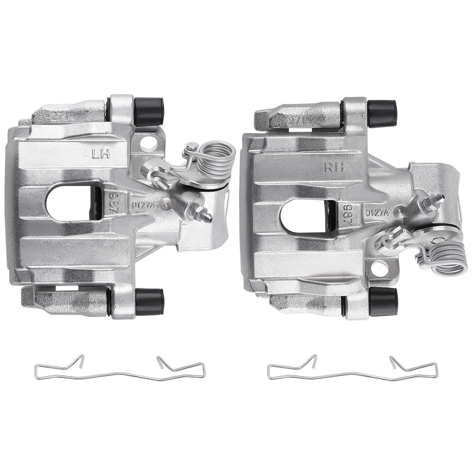 2X Rear Disc Brake Caliper w/Bracket for Ford EcoSport (2018–2022)