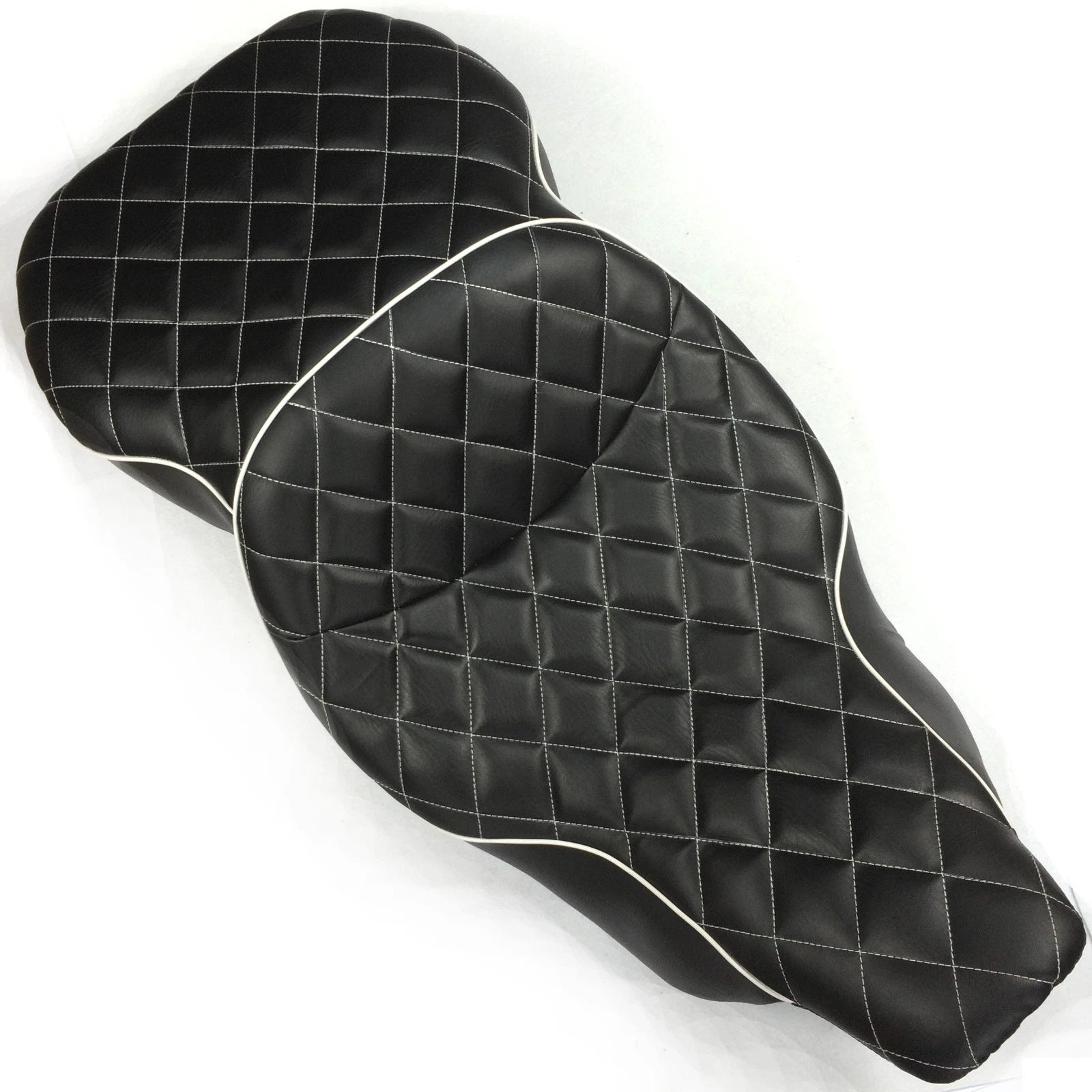 Custom 2-Up Diamond Stitch Seat for Harley FLHT Electra Glide (1997–2006)