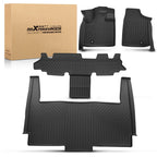 Black TPE Floor Mats for Dodge Grand Caravan (2008–2020) Anti-Slip Washable